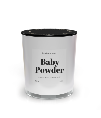 شمعة Baby Powder برائحة بودرة الأطفال