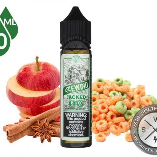 نكهة فيب روثلس حبوب قرفة التفاح Ruthless Rewind Jaked Vape