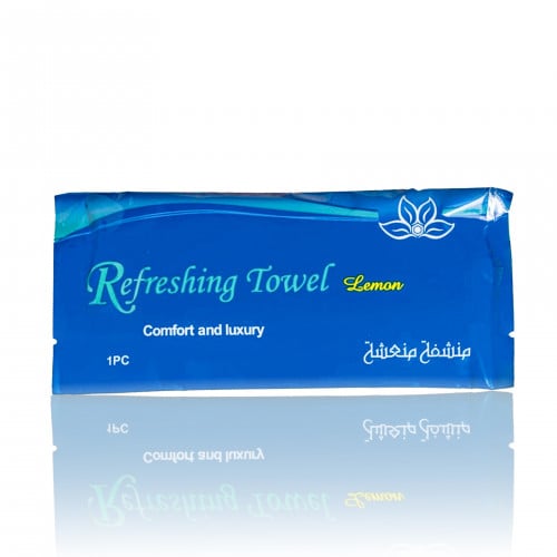 منشفة منعشة برائحةالليمون -ازرق
