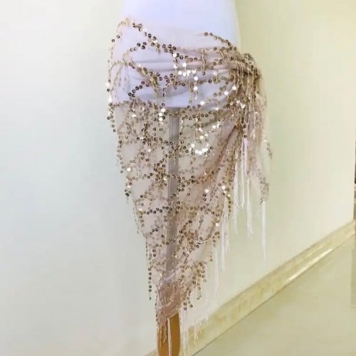 ربطة خصر ترتر طويلة | نود skin