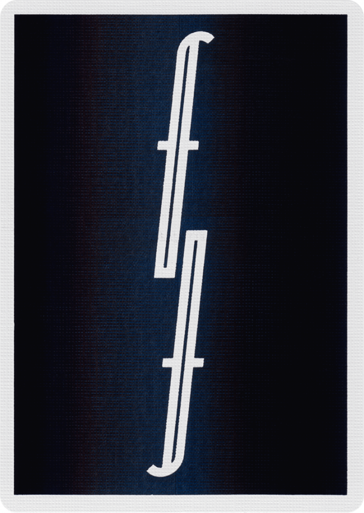 Fontaine Playing Cards - Black Holo - Cardist Store - Playing Cards