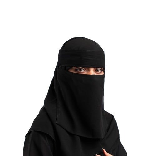 نقاب قصير بمطاطين
