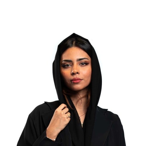 طرحة ليزر سادة باللون الاسود