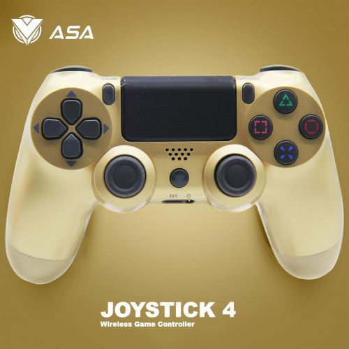جهاز تحكم بلايستيشن 4 لا سلكي ذهبي ASA ps4 dualshock wireless controller