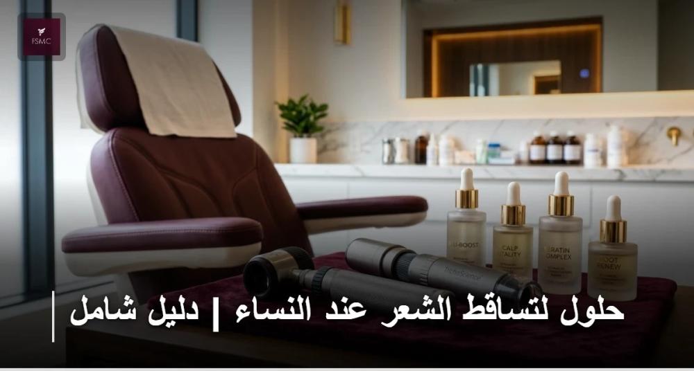 حلول لتساقط الشعر عند النساء