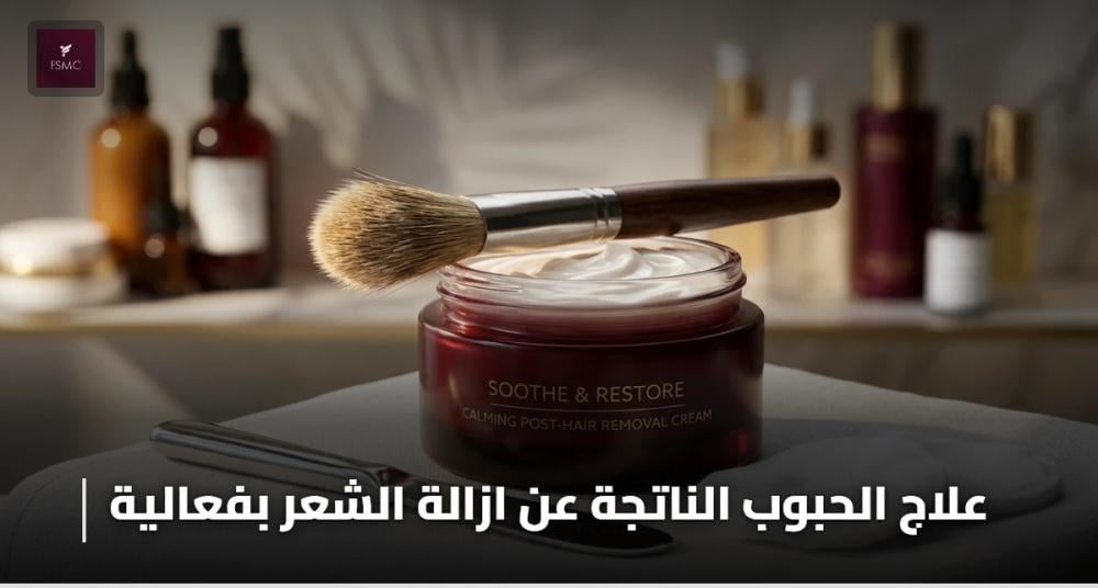 علاج الحبوب الناتجة عن ازالة الشعر
