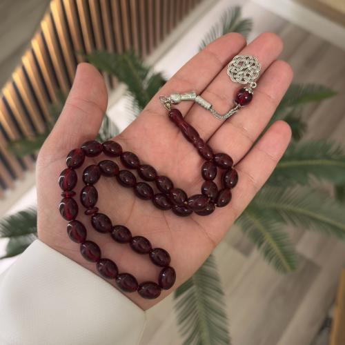 سبحة فاخرة - عنابي