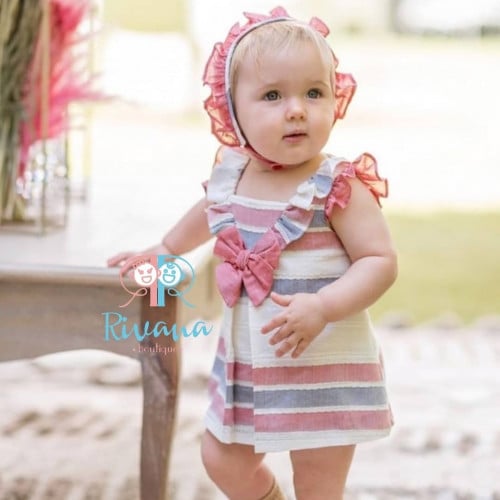 فستان اسباني من ثلاثه قطع