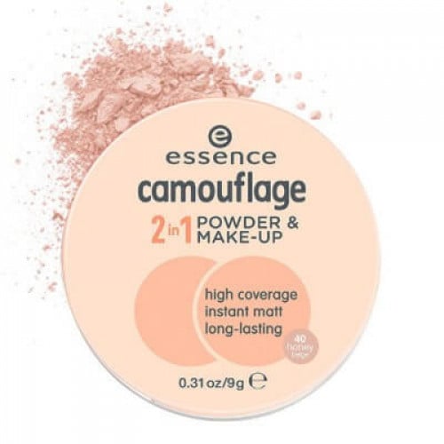 ايسنس - كامو فلاج خافي عيوب و كريم اساس 2في1 - 40 عسلي بني