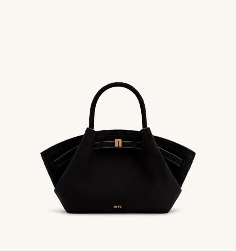 Hana Mini Faux Suede Tote Bag - Black من jw pei