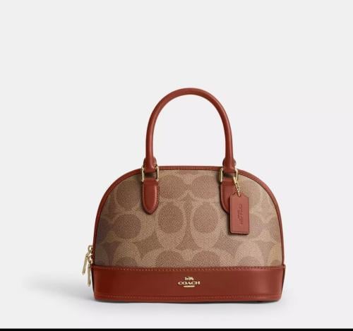 Sabrina Satchel Bag In Signature Canvas