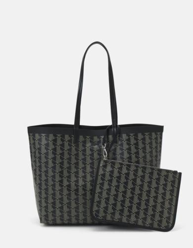 ZELY SET Tote bag من لاكوست - بيج واسود
