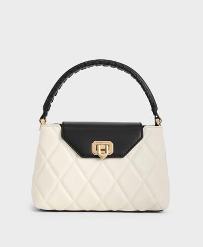 Arwen Quilted Braided من تشارلز اند كيث - ابيض واس...