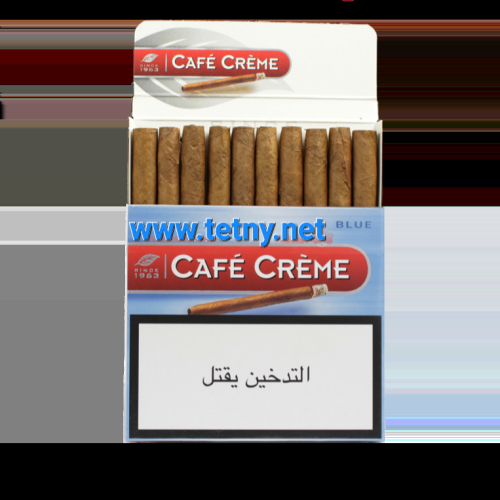 cafe cream cigarettes CAFE CREME BLUE CIGARILLOS - TETNY SMOKE SHOP