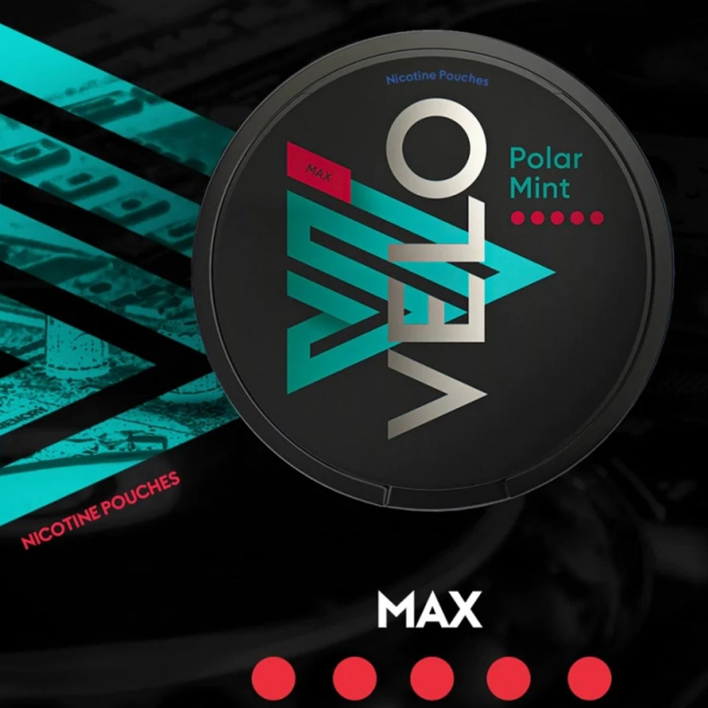 VELO - POLAR MINT Nicotine Pouches ( 14 NICOTINE )
