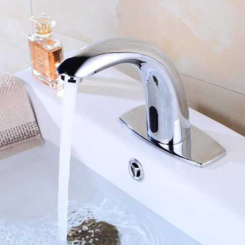 خلاط مغسلة كروم مستشعر ليزر حساس BATHROY