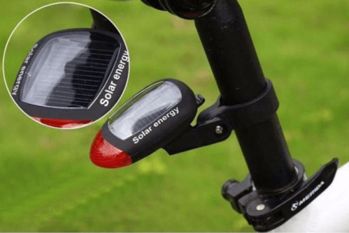 لمبة خلفية للدراجات الهوائية بالطاقة الشمسية