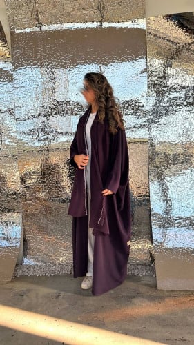 purple abaya
