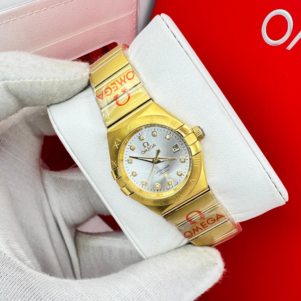 ساعة أوميغا كونستليشن سير ذهبي