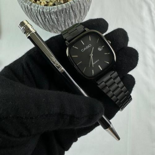 طقم ساعه كاسيو وقلم كارتير