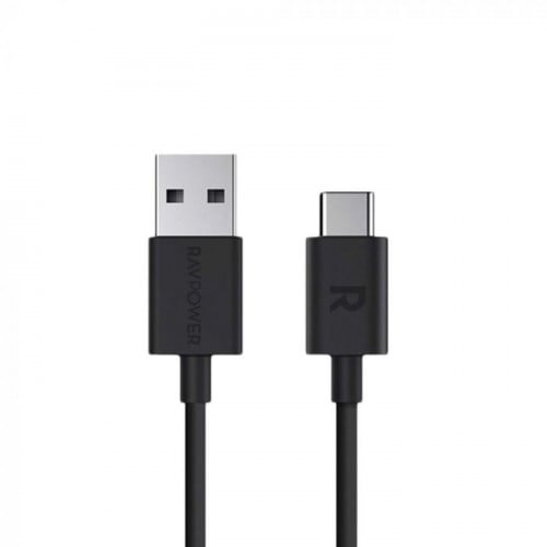 / راف باور كيبل من USB-A الي USB-C بطول 1 متر - اس...