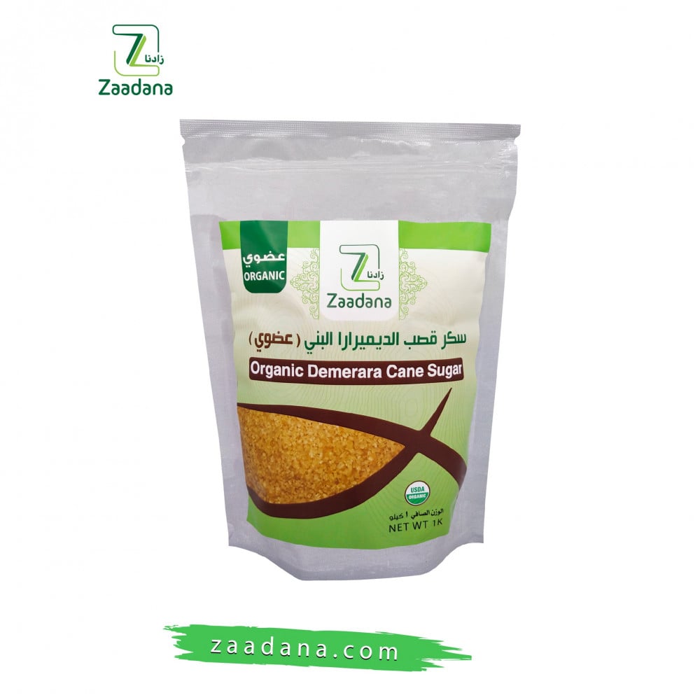 Organic Brown Demerara Cane Sugar 1 kg
