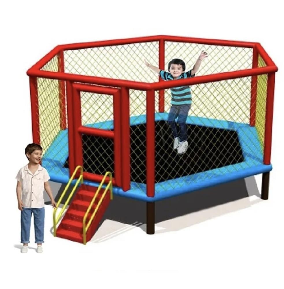 ترامبولين مزودة بسلم 10 قدم