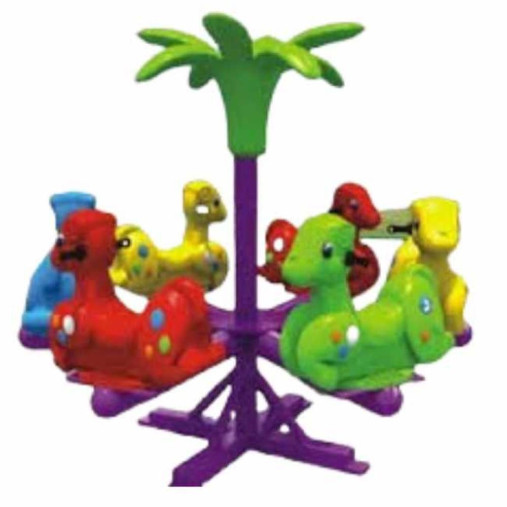 ارجوحة الاحصنة الدوارة 6 مقاعدة للساحات الخارجية