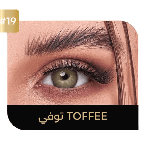 عدسات كورية لاصقة يومية توفي TOFFEE#19 من ايكو