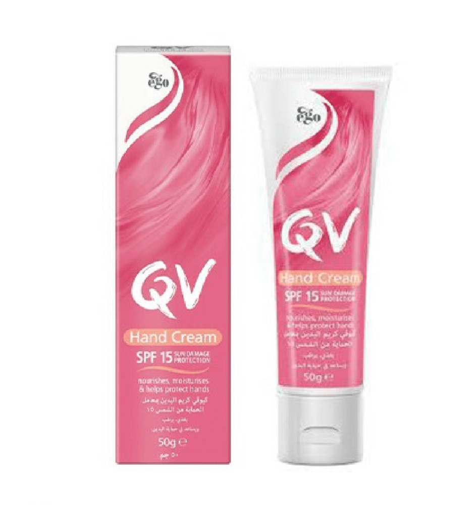 كيوفي كريم لليدين مع عامل حماية شمس +SPF15 خالي من العطور -50 جم