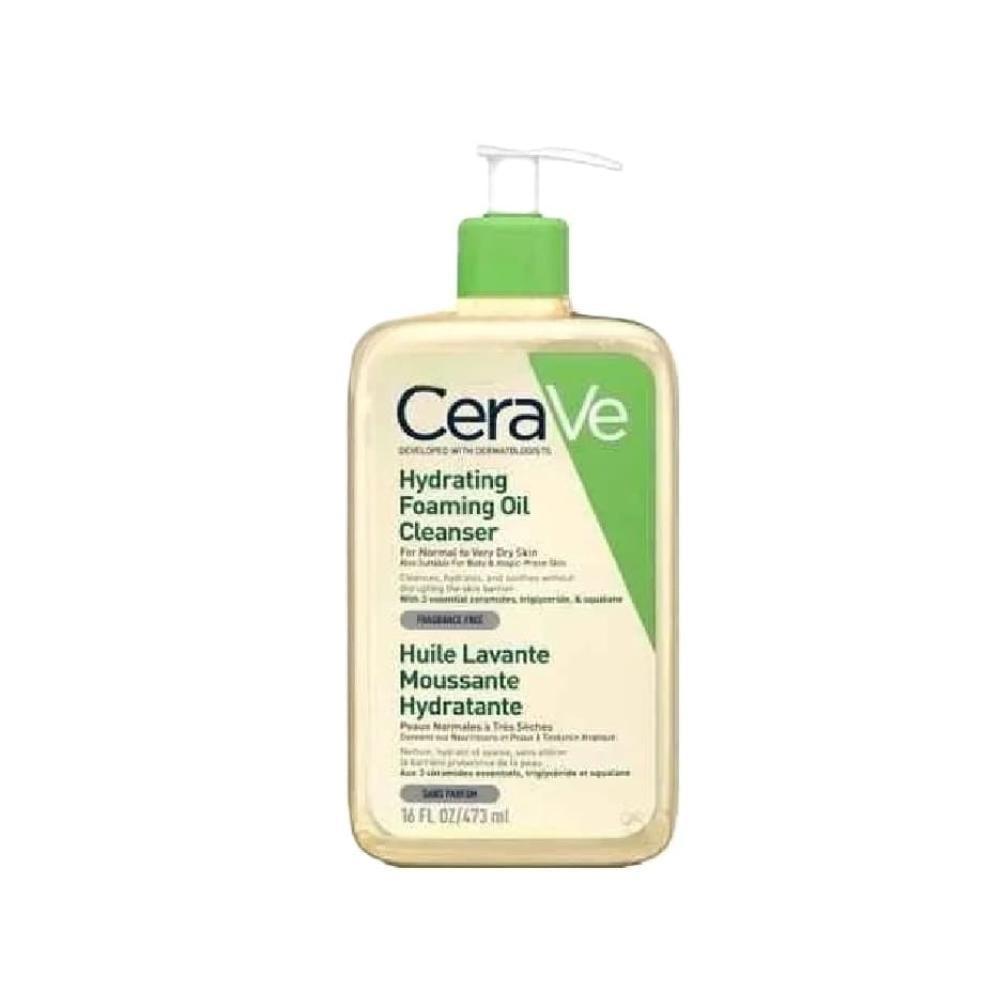 منظف زيت رغوي ومرطب للبشره من سيرافي 473 مل