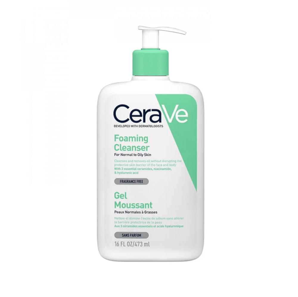 غسول رغوي للبشرة الدهنية والعادية من سيرافي - 473 مل