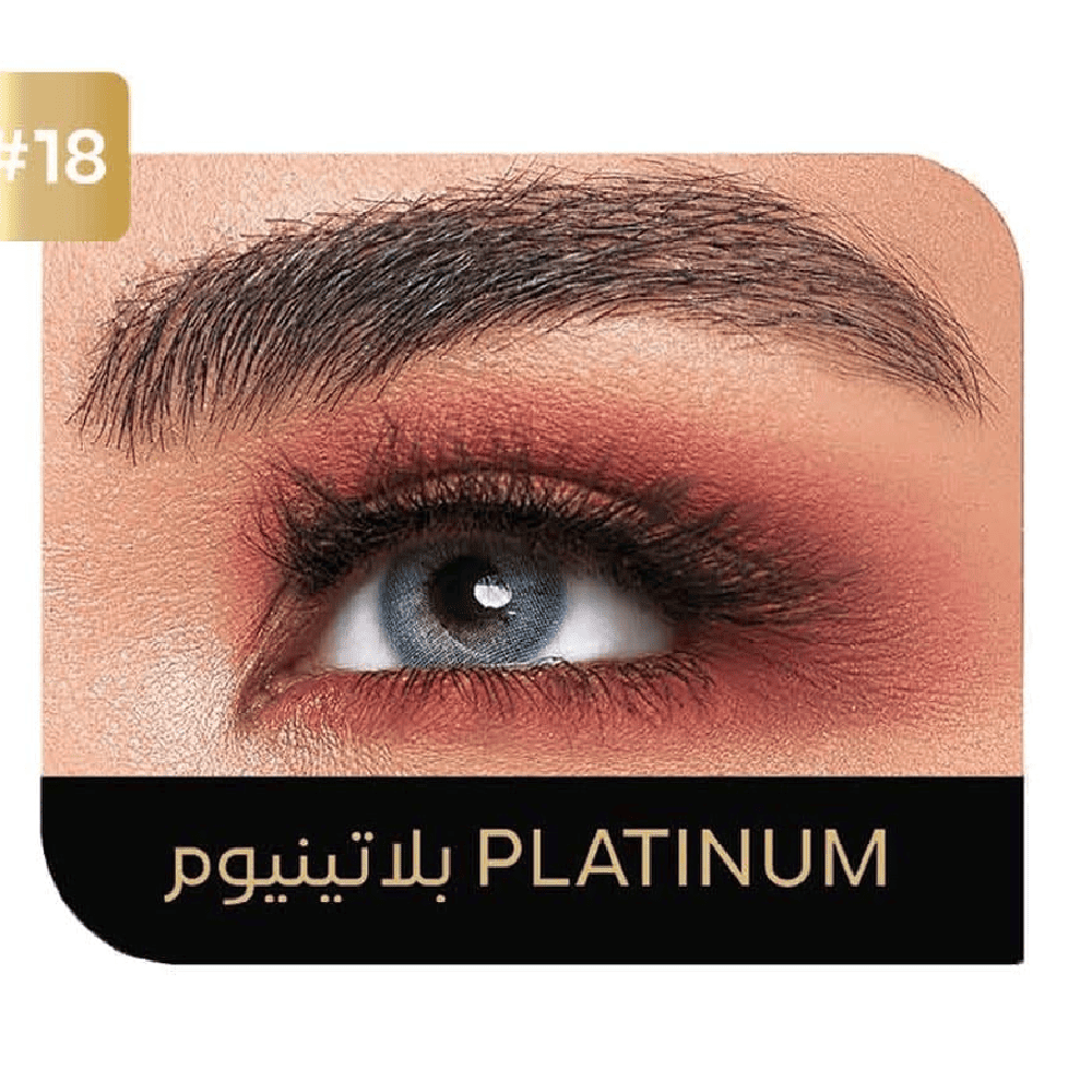 عدسات كورية  لاصقة يومية بلاتينيوم PLATINUM BLUE#18 من ايكو