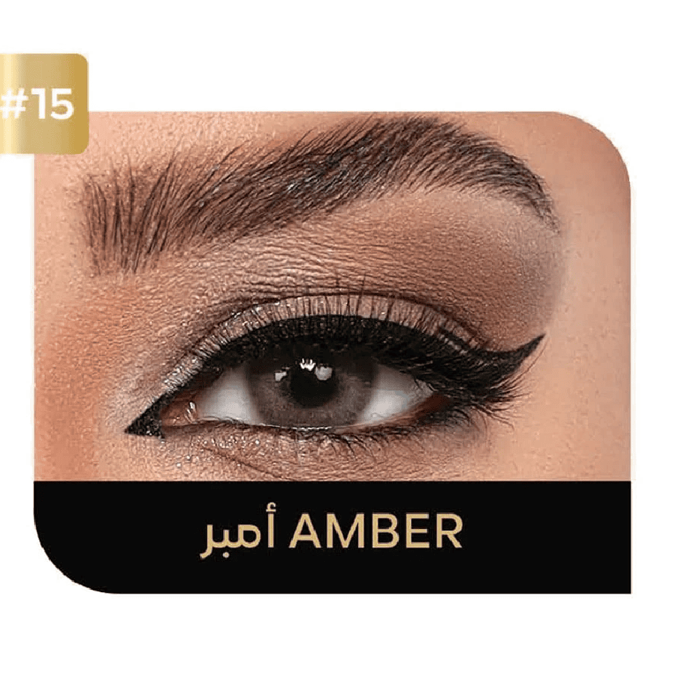 عدسات كورية لاصقة يومية امبر AMBER#15 من ايكو