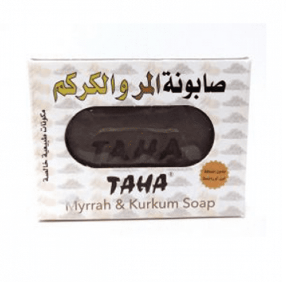صابون المر والكركم للعناية بالبشرة من طه 125 جم