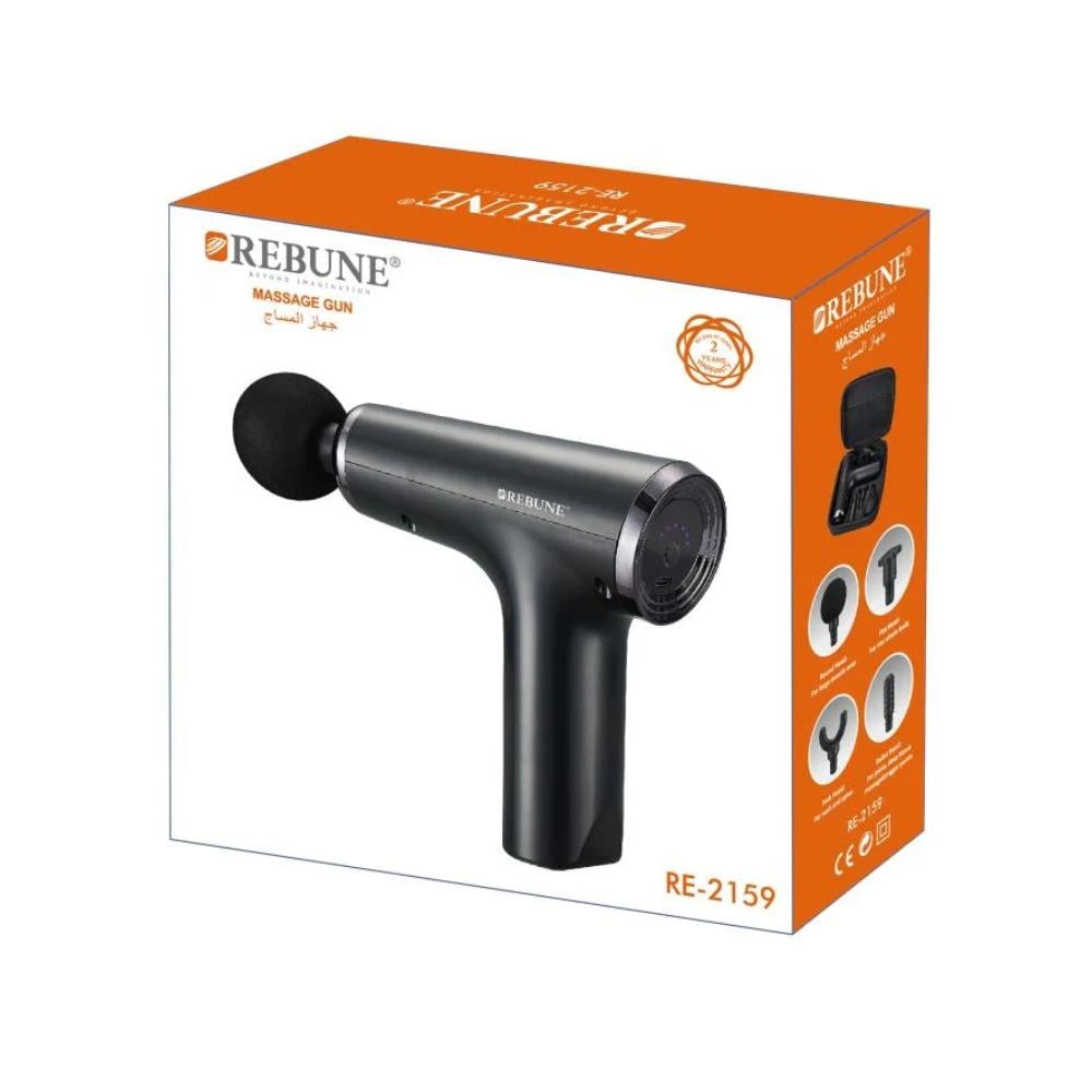جهاز مساج وتدليك العضلات بحجم صغير محمول بـ 6 سرعات من ريبون -RE-2159