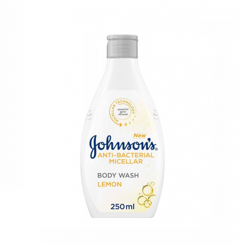 جونسون سائل إستحمام مضاد للبكتيريا الليمون 250 مل