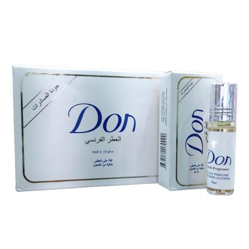 دون رول عطر خالي من الكحول 6 مل 12 حبه
