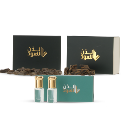 عود كمبودي تايقر + عود البيت + ( 2 مسك )