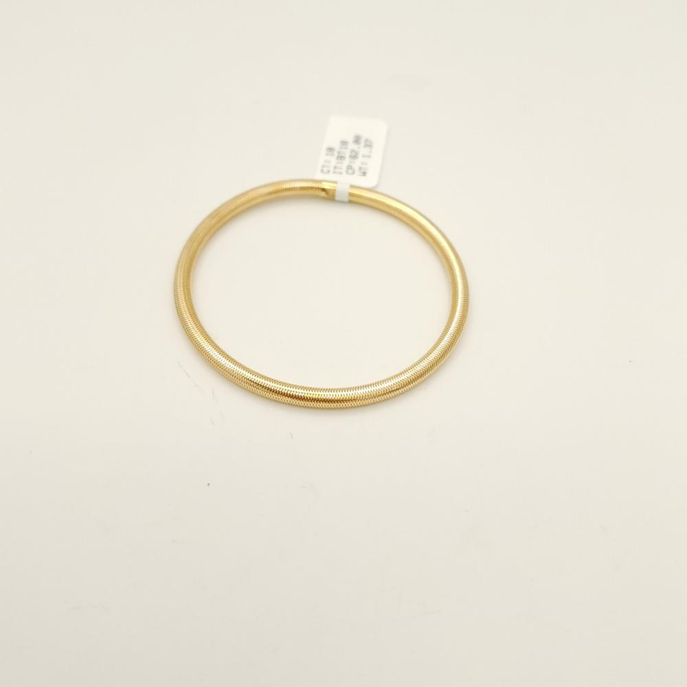 Marina Branch) 18k gold rubber bracelet, weight grams