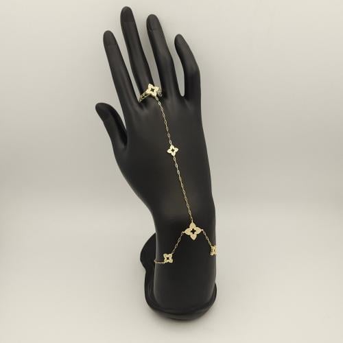 كف ناعم تصميم عالمي ذهب عيار 18 الوزن 2.99 جرام