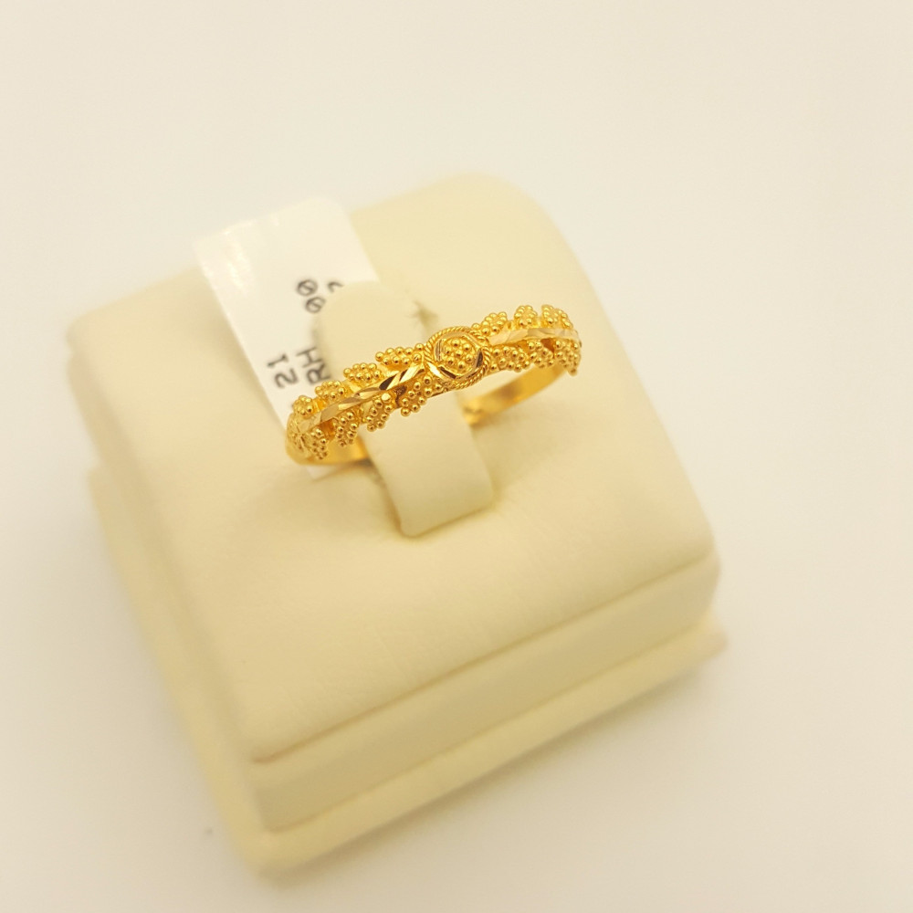 Branch (2) 21 carat gold ring, weight 2.90 grams - مصاغات الأربش للذهب  بالسعودية قسم المتجر الإلكتروني