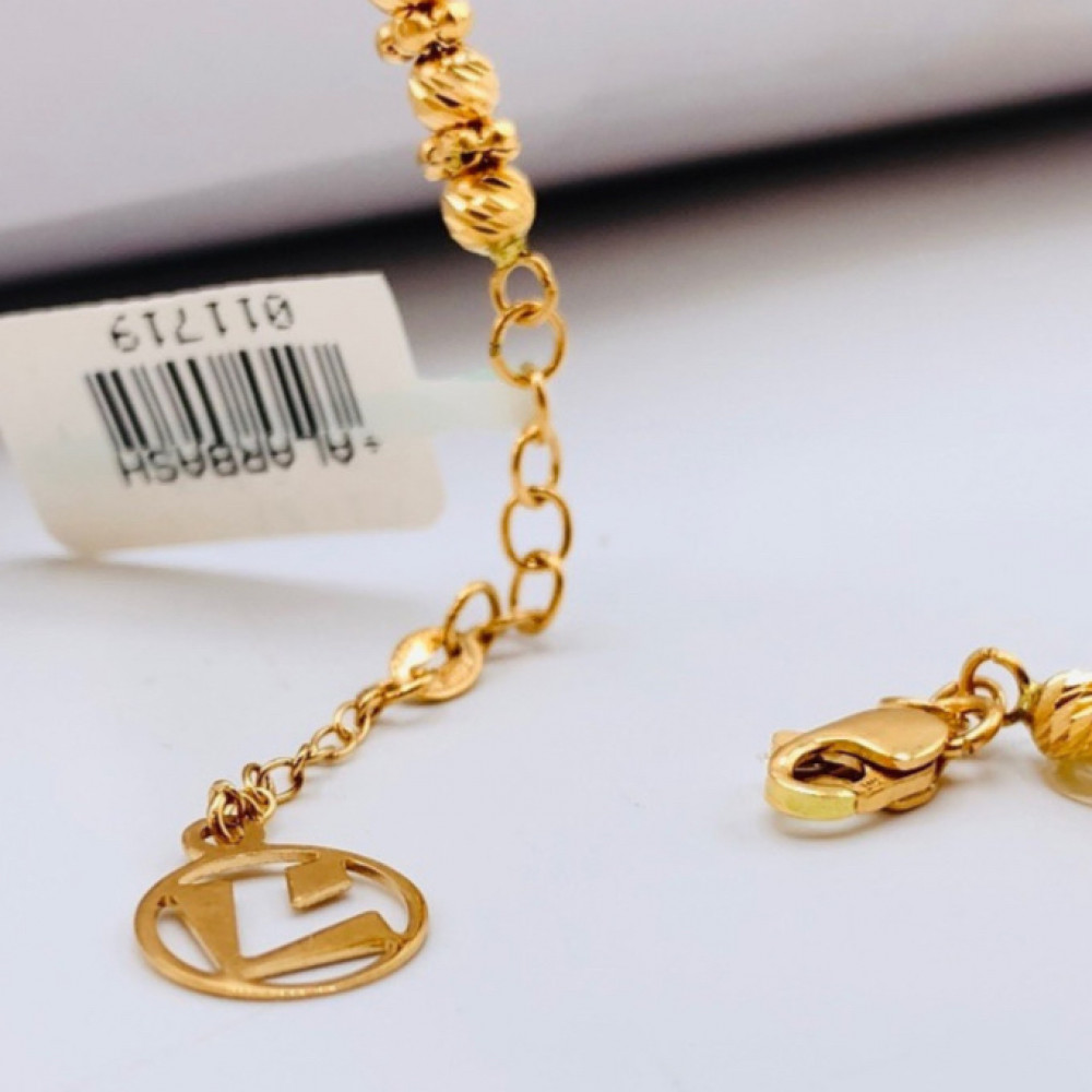 18K Saudi Gold Bracelet Paperclip Size 7.5 inches Fine Jewelry 3 grams |  eBay