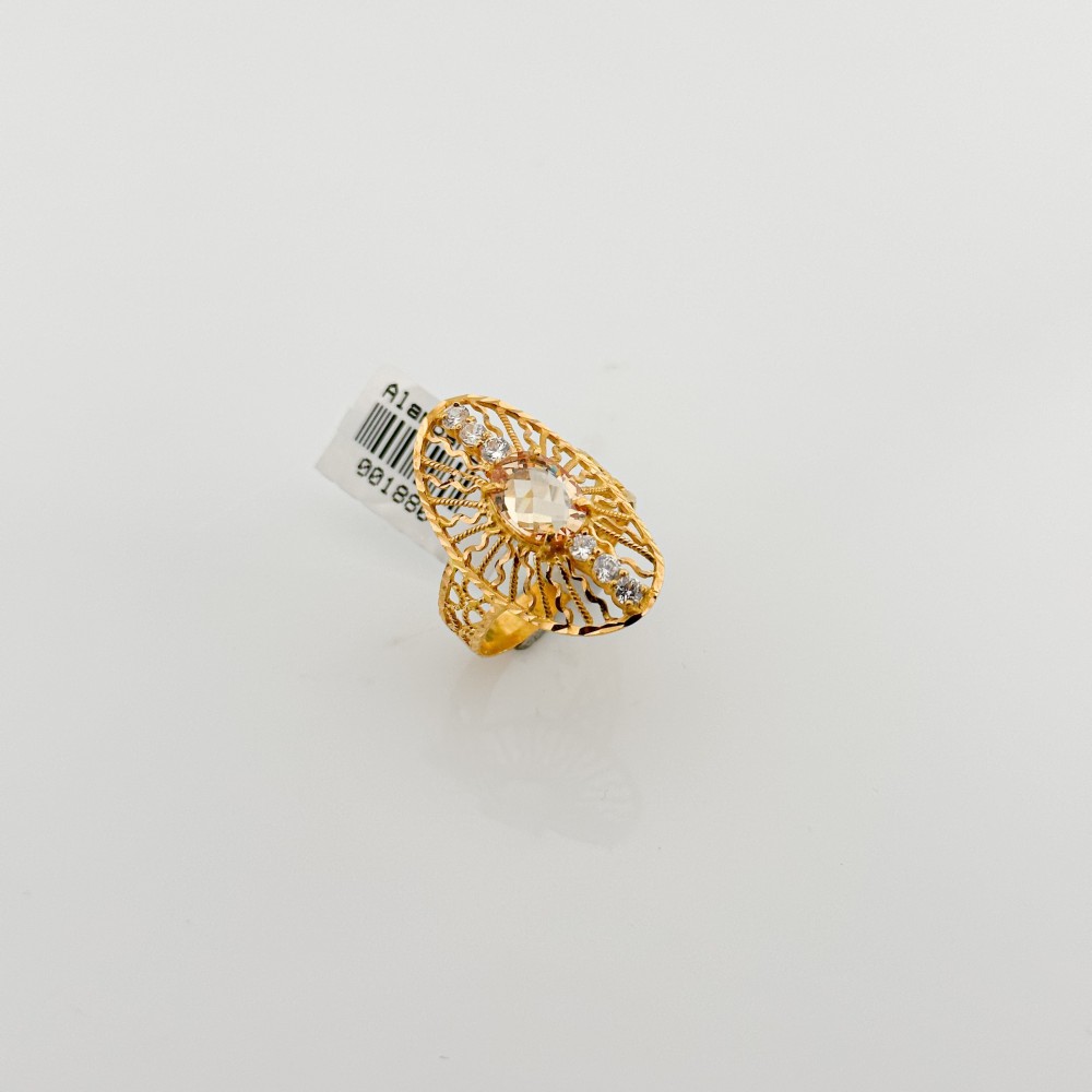 Branch (2) 18k gold ring, weight 3.97 grams - مصاغات الأربش للذهب بالسعودية  قسم المتجر الإلكتروني