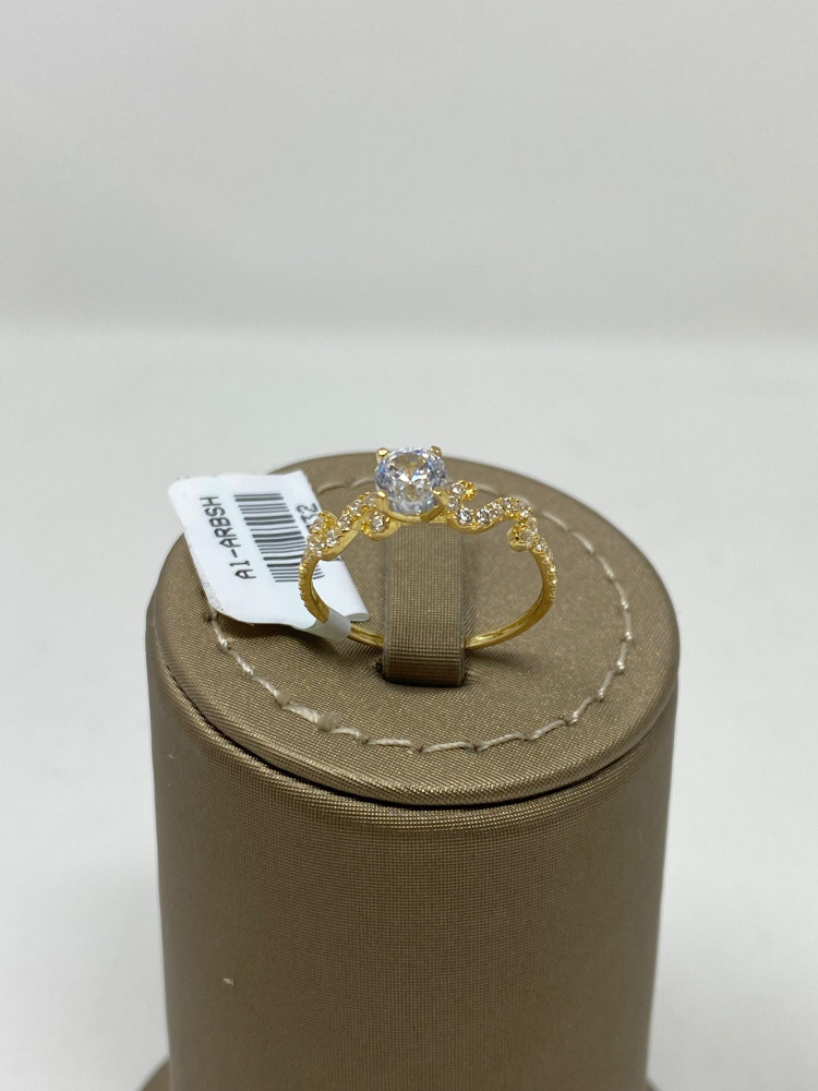 Branch (3) 18k gold ring, weight 5.37 grams - مصاغات الأربش للذهب بالسعودية  قسم المتجر الإلكتروني