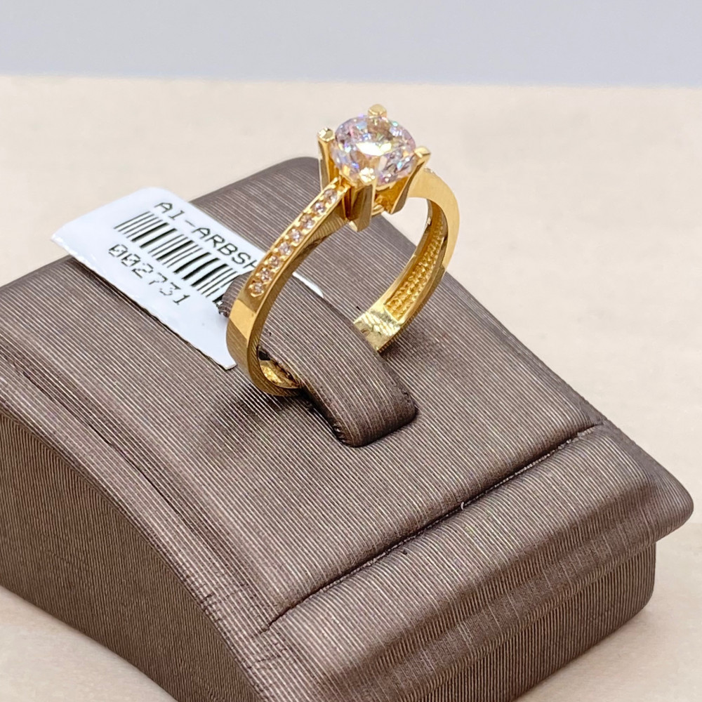0.76 Carat Diamond 14K Yellow Gold Engagement Ring | Fashion Strada
