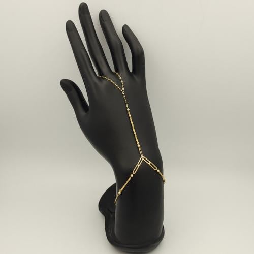 كف ناعم ذهب عيار 18 الوزن 1.91 جرام