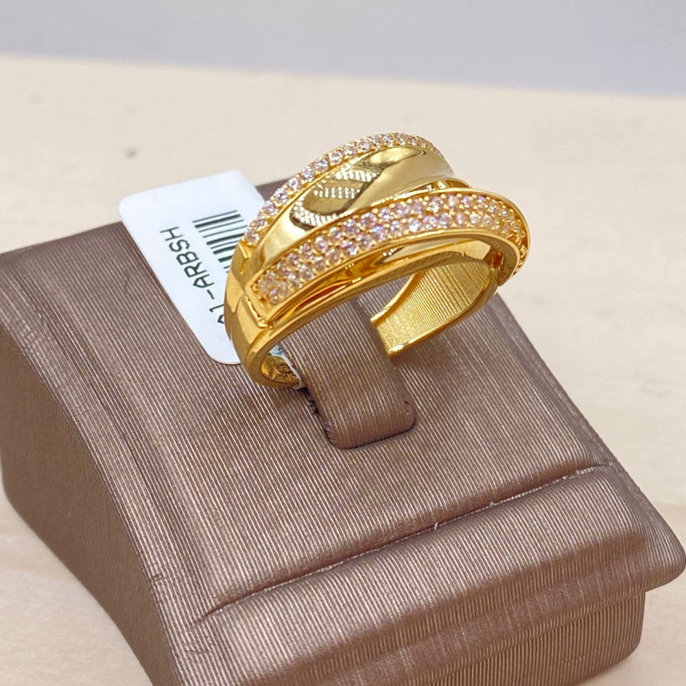 Branch (3) 18k gold ring, weight 4.31 grams - مصاغات الأربش للذهب بالسعودية  قسم المتجر الإلكتروني