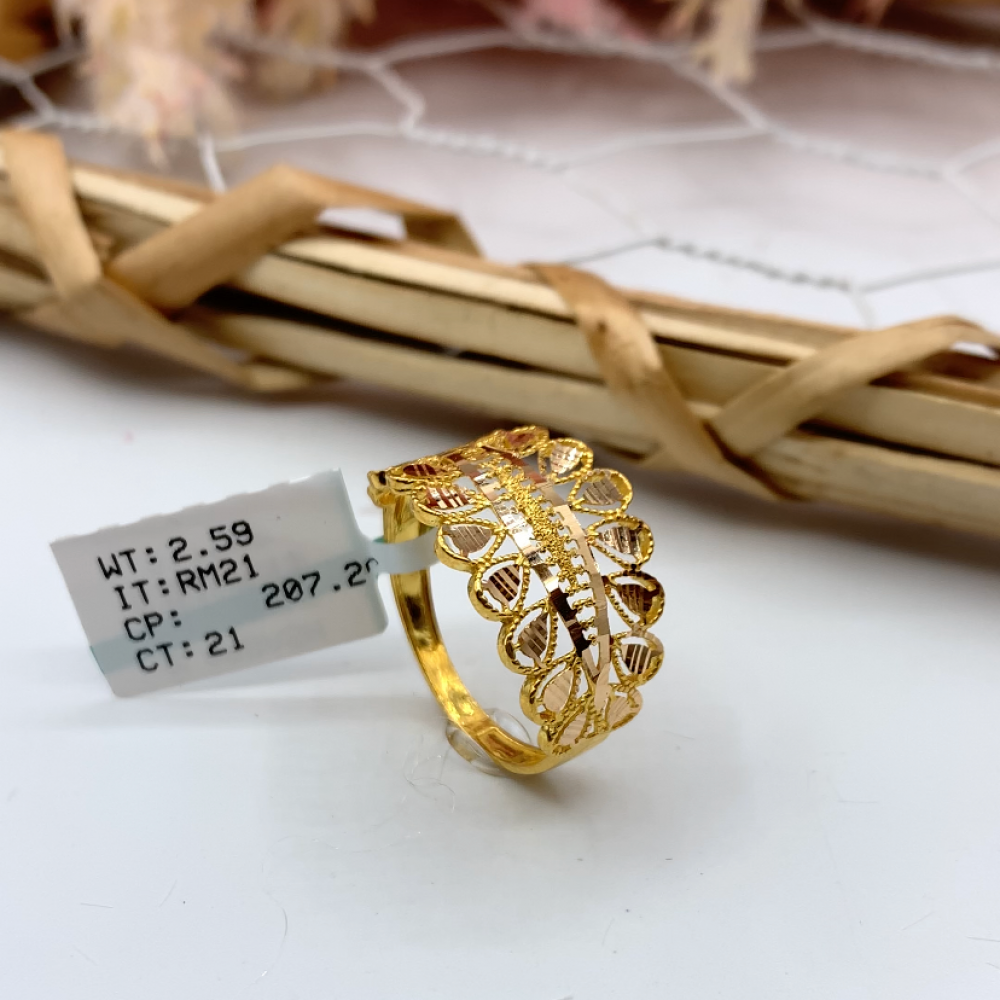 Light Weight Gold Ring Designs For Women With Weight | 21k Gold Ring | Saudi  Gold Ring Design | Ruby ring designs, Ring designs, Bridal gold jewellery