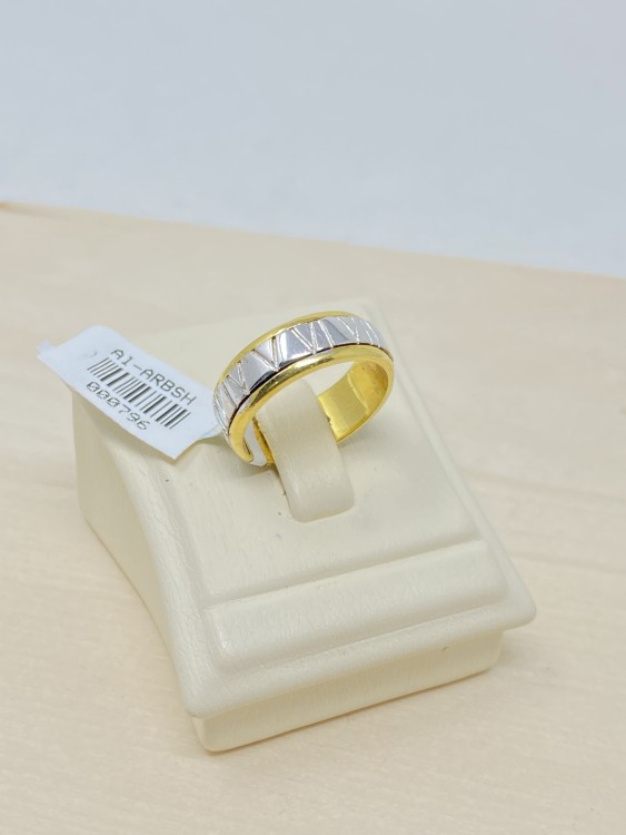 Sweket Branch 18k gold ring, weight 6.93 grams - مصاغات الأربش للذهب  بالسعودية قسم المتجر الإلكتروني